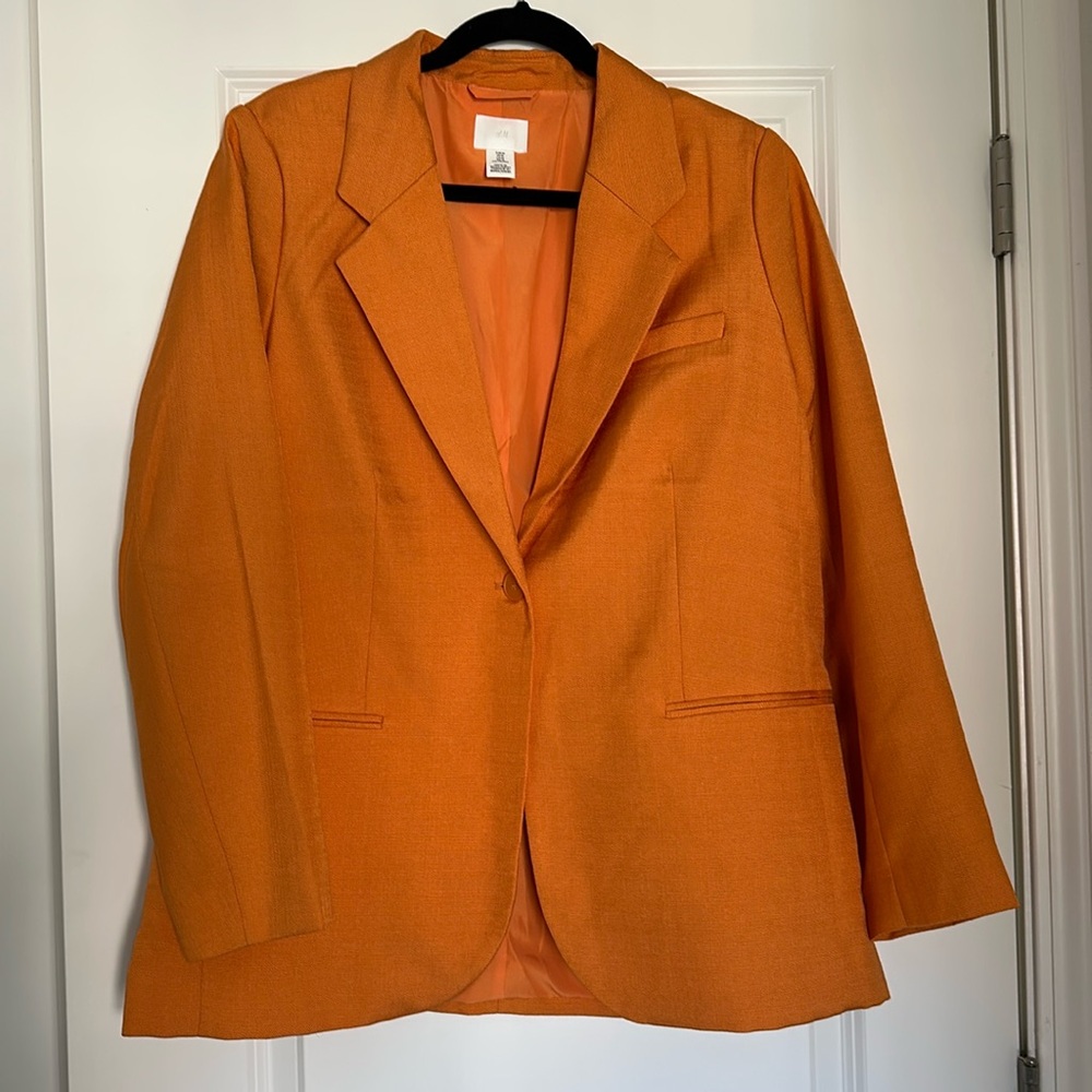 H&M Orange Blazer